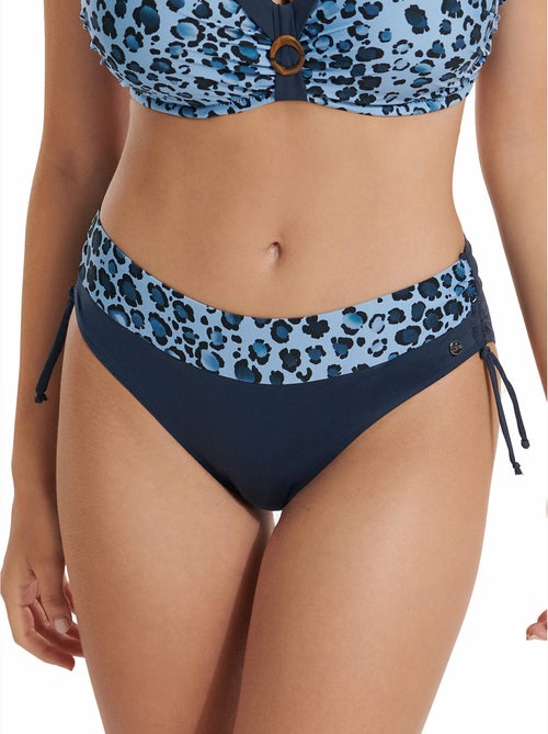 Bas maillot slip de bain taille haute côtés réglables veracruz - Kiabi