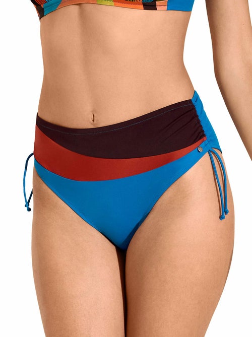 Bas maillot slip de bain taille haute côtés réglables viviero - Kiabi