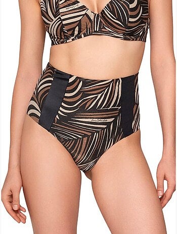 Bas maillot slip de bain taille haute martini