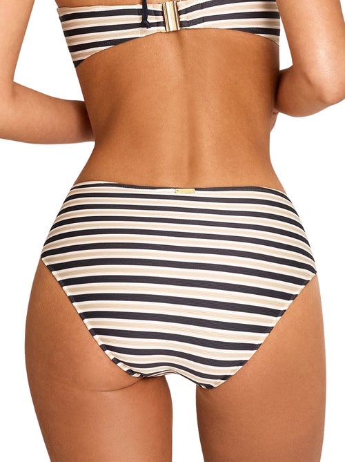 Bas maillot slip de bain taille haute sailor - Kiabi Bas maillot slip de bain taille haute sailor - Kiabi
