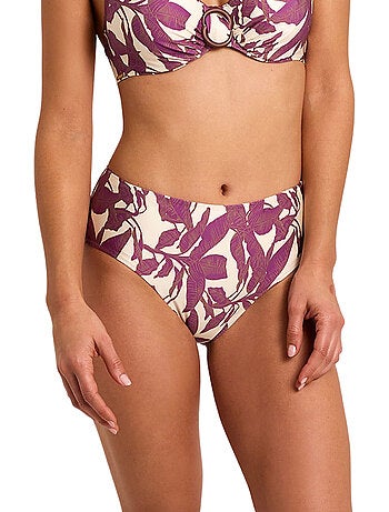 Bas maillot slip de bain taille haute salvia