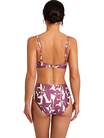 Bas maillot slip de bain taille haute salvia