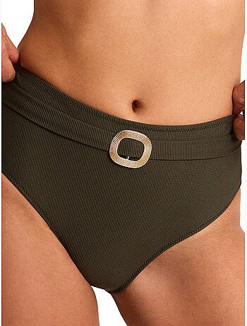 Bas maillot slip de bain taille haute solstice
