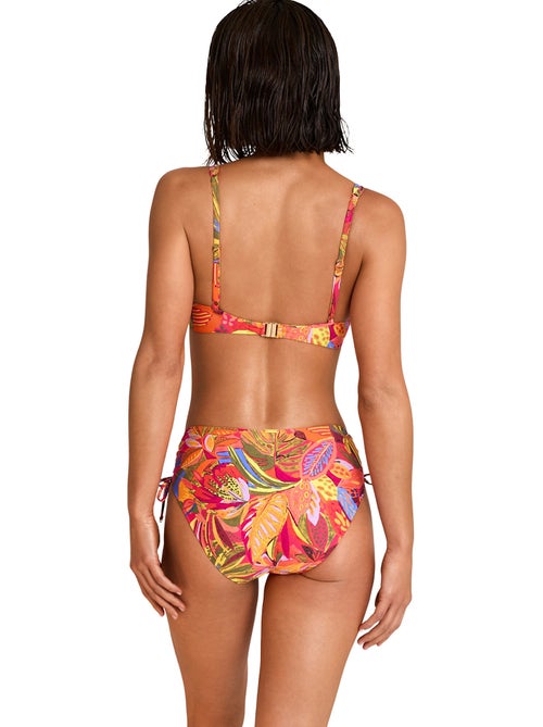 Bas maillot slip de bain taille haute sunset - Kiabi