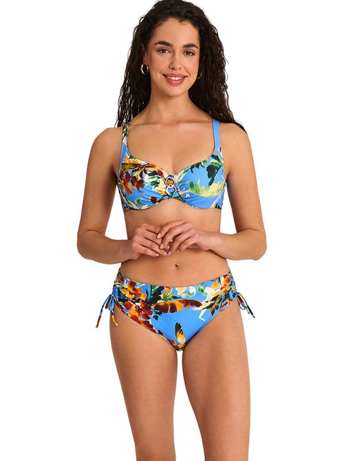 Bas maillot slip de bain taille haute tropico - Kiabi