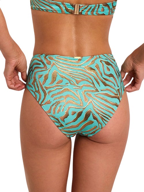 Bas maillot slip de bain taille haute utopia - Kiabi Bas maillot slip de bain taille haute utopia - Kiabi