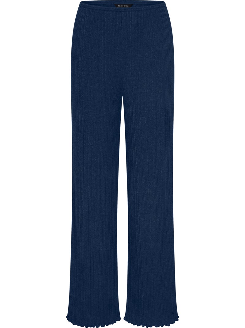 Bas pyjama pantalon versatile rib Bleu - Kiabi