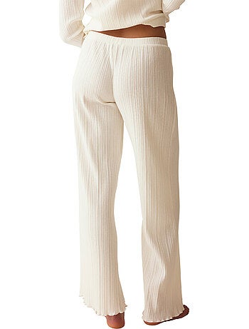 Bas pyjama pantalon versatile rib