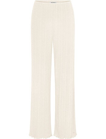 Bas pyjama pantalon versatile rib