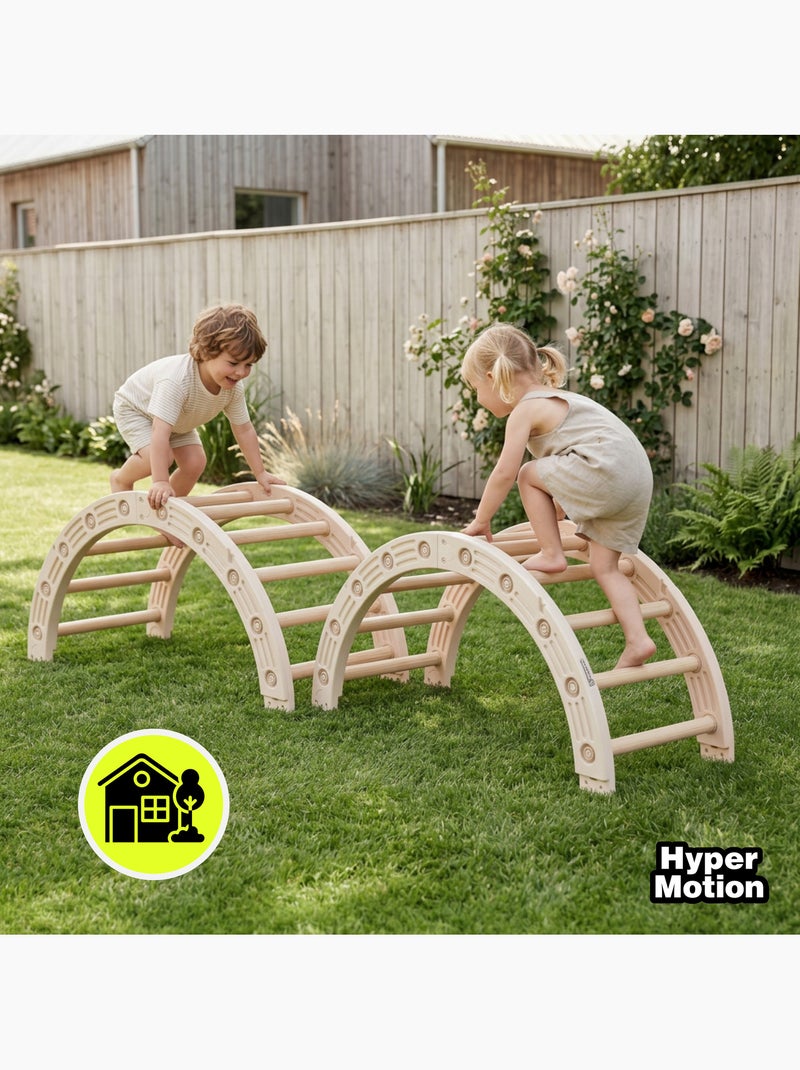 Bascule et Roue de Gymnastique Modulable 4 en 1 en PEHD Dim ø110 cm N/A - Kiabi