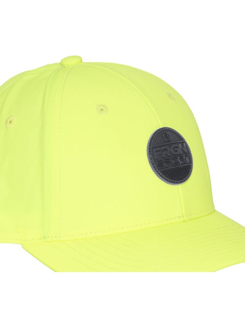 Baseballpet met ronde pu-patch en verstelbaar trekkoord frgn - Kiabi