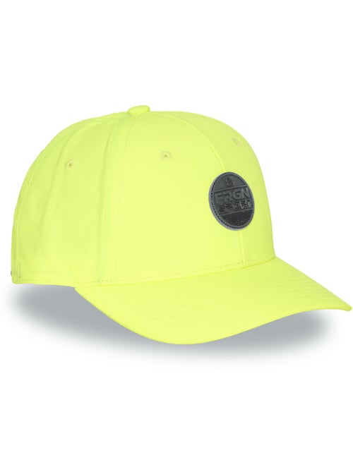 Baseballpet met ronde pu-patch en verstelbaar trekkoord frgn - Kiabi