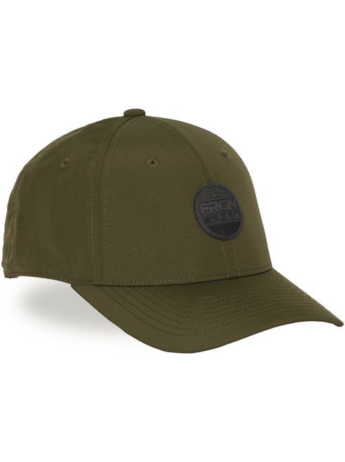 Baseballpet met ronde pu-patch en verstelbaar trekkoord frgn - Kiabi