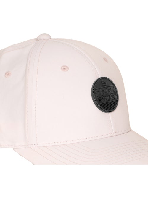 Baseballpet met ronde pu-patch en verstelbaar trekkoord frgn - Kiabi