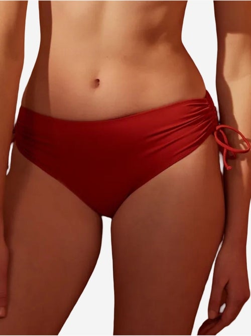 Basic bikinibroekje met hoge taille en strik penti - Kiabi Basic bikinibroekje met hoge taille en strik penti - Kiabi