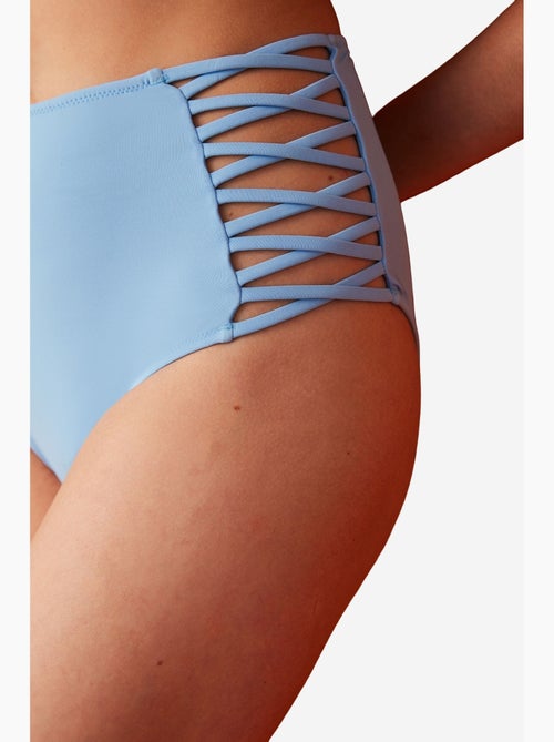 Basic bikinibroekje met hoge taille en strikdetails aan de zijkant penti - Kiabi Basic bikinibroekje met hoge taille en strikdetails aan de zijkant penti - Kiabi