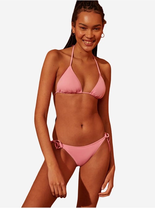 Basic bikinibroekje met strikbandjes penti - Kiabi Basic bikinibroekje met strikbandjes penti - Kiabi