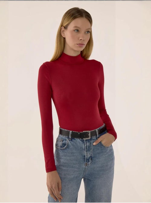 Basic body met lange mouwen hiccup - Kiabi Basic body met lange mouwen hiccup - Kiabi