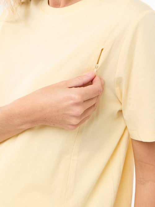 Basic borstvoedings-T-shirt met korte mouw - Kiabi