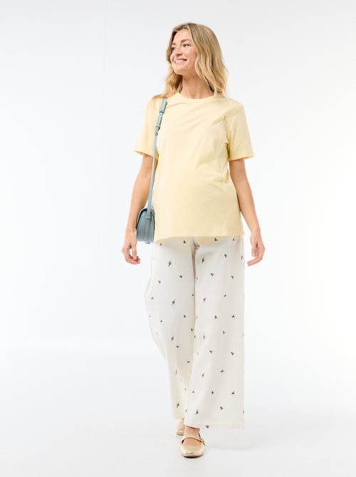 Basic borstvoedings-T-shirt met korte mouw - Kiabi