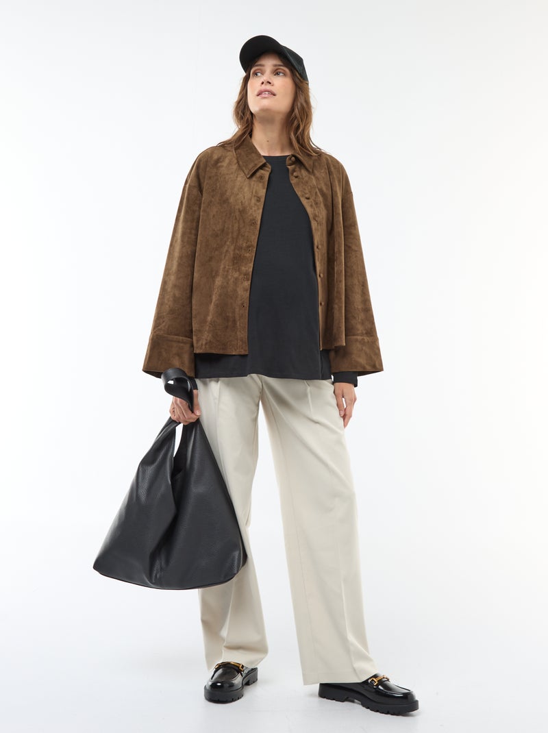 Basic borstvoedings-T-shirt Zwart - Kiabi