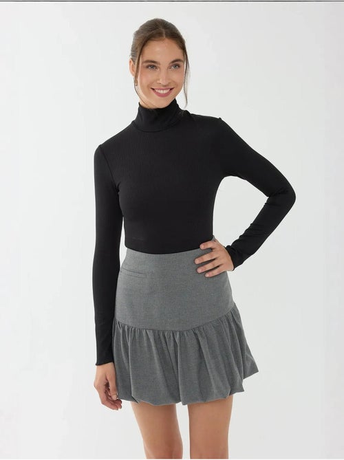Basic coltrui gebreid lijfje hiccup - Kiabi Basic coltrui gebreid lijfje hiccup - Kiabi