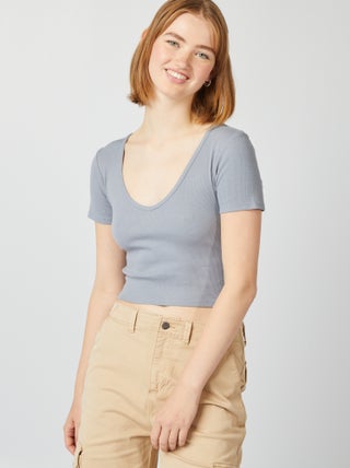 Basic cropped T-shirt