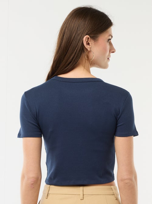 Basic cropped T-shirt - Kiabi