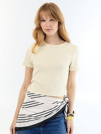 Basic cropped T-shirt