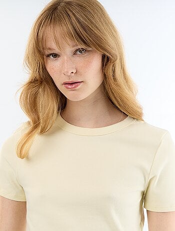 Basic cropped T-shirt