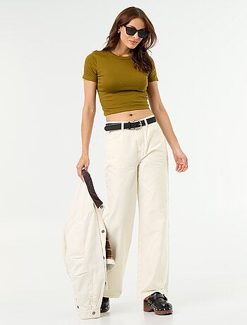 Basic cropped T-shirt
