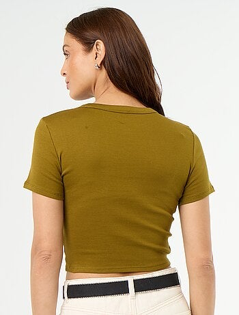 Basic cropped T-shirt