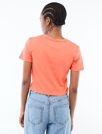Basic cropped T-shirt
