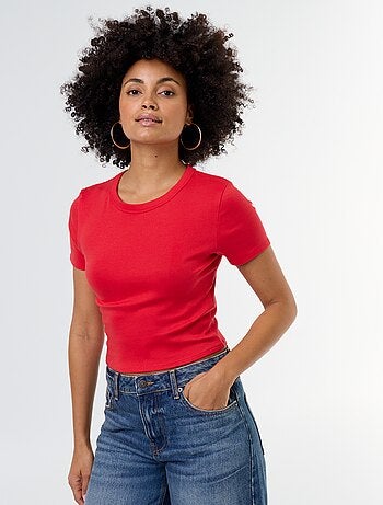 Basic cropped T-shirt