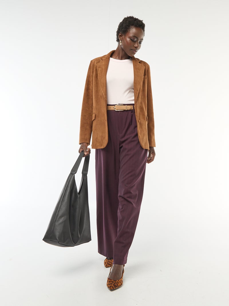 Basic cropped T-shirt Rose - Kiabi