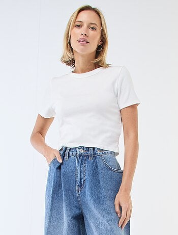 Basic cropped T-shirt