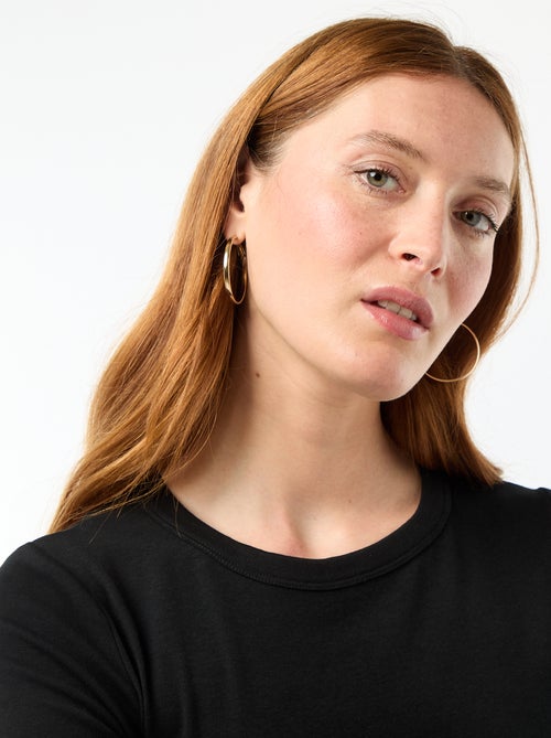 Basic cropped T-shirt - Kiabi