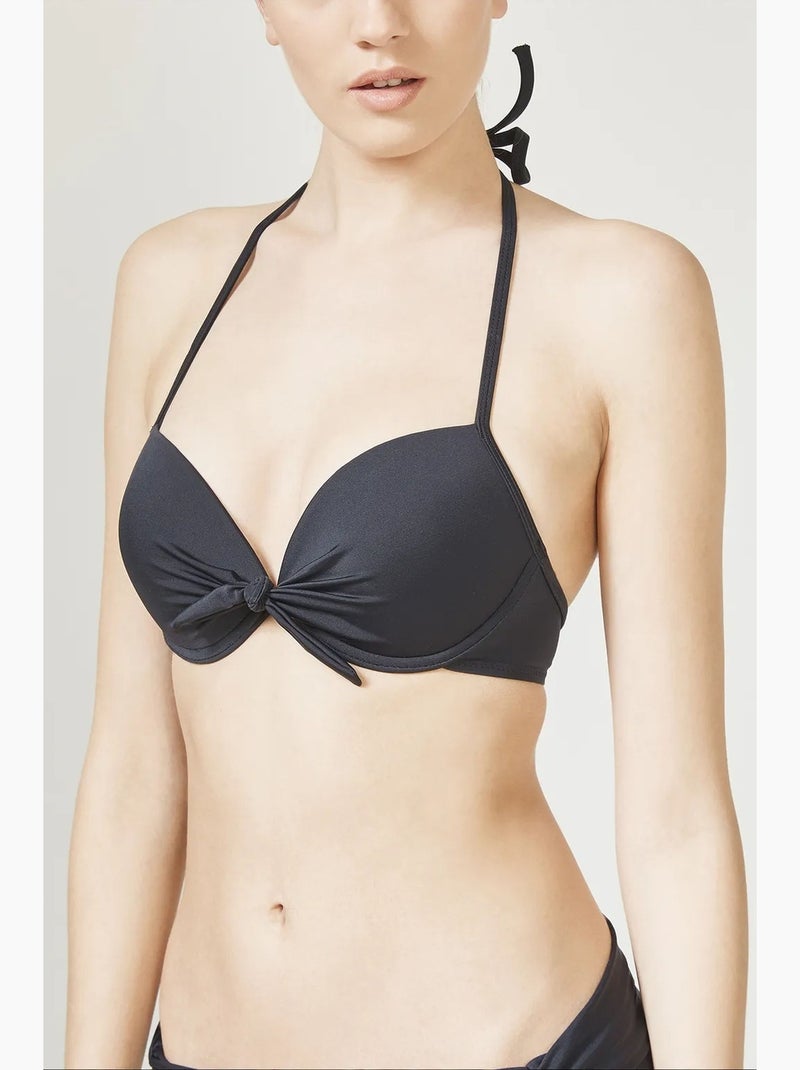 Basic cup bikinitop penti Zwart - Kiabi