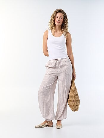 Basic geribbelde top