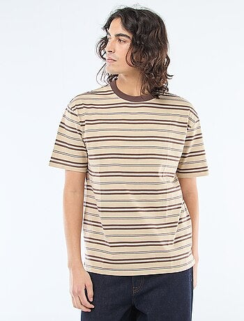 Basic gestreept T-shirt