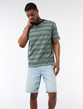 Basic gestreept T-shirt