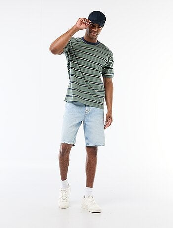 Basic gestreept T-shirt