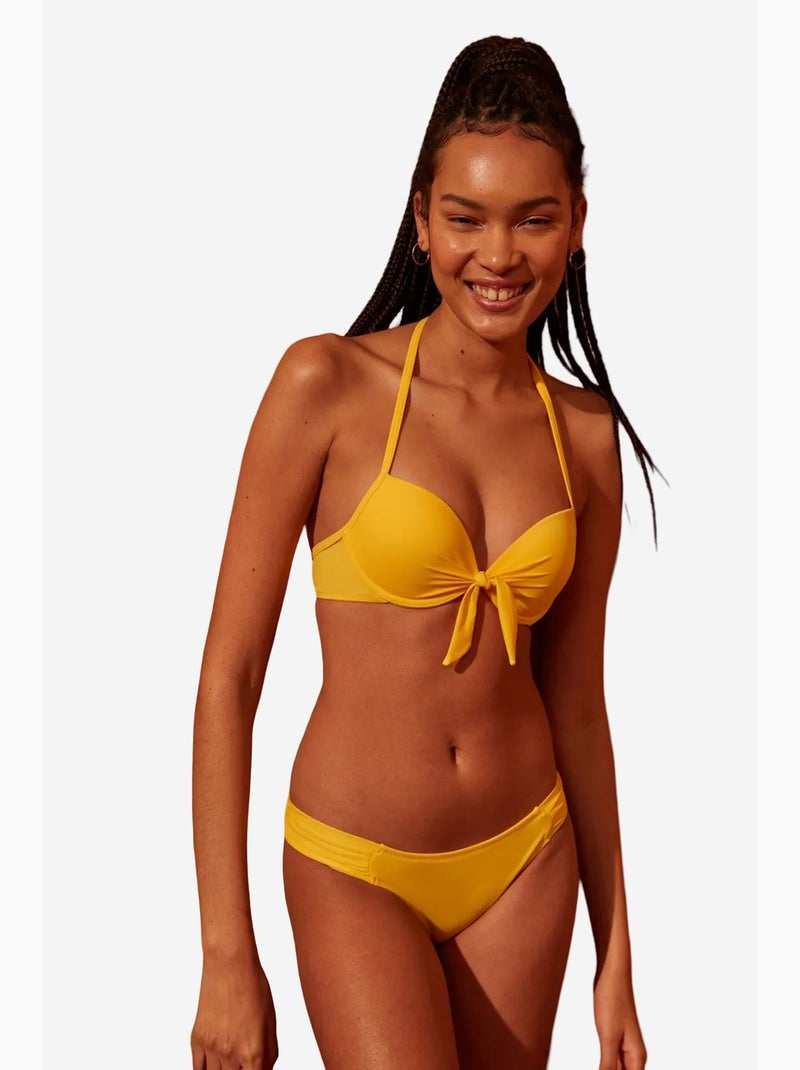 Basic hipkini bikinibroekje penti Citroengeel - Kiabi