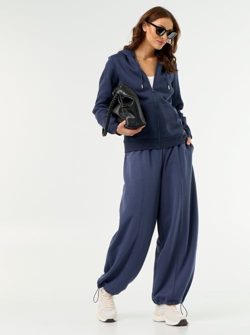 Basic hoodie met rits - Kiabi