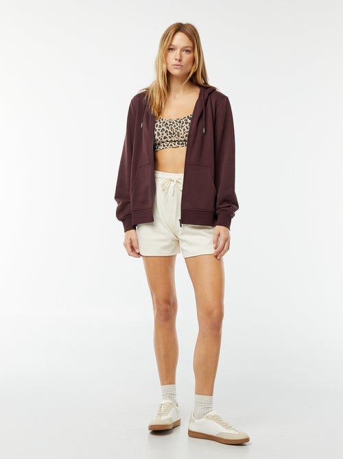 Basic hoodie met rits - Kiabi Basic hoodie met rits - Kiabi