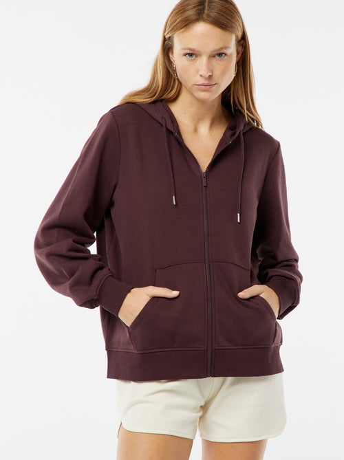 Basic hoodie met rits - Kiabi Basic hoodie met rits - Kiabi