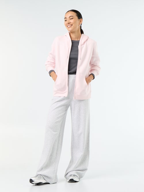 Basic hoodie met rits - Kiabi
