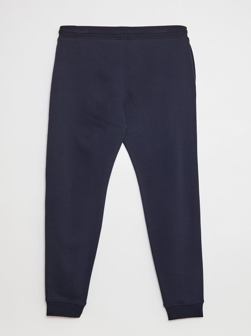 Basic joggingbroek met zachte, opgeruwde binnenzijde - L36 Blauw - Kiabi