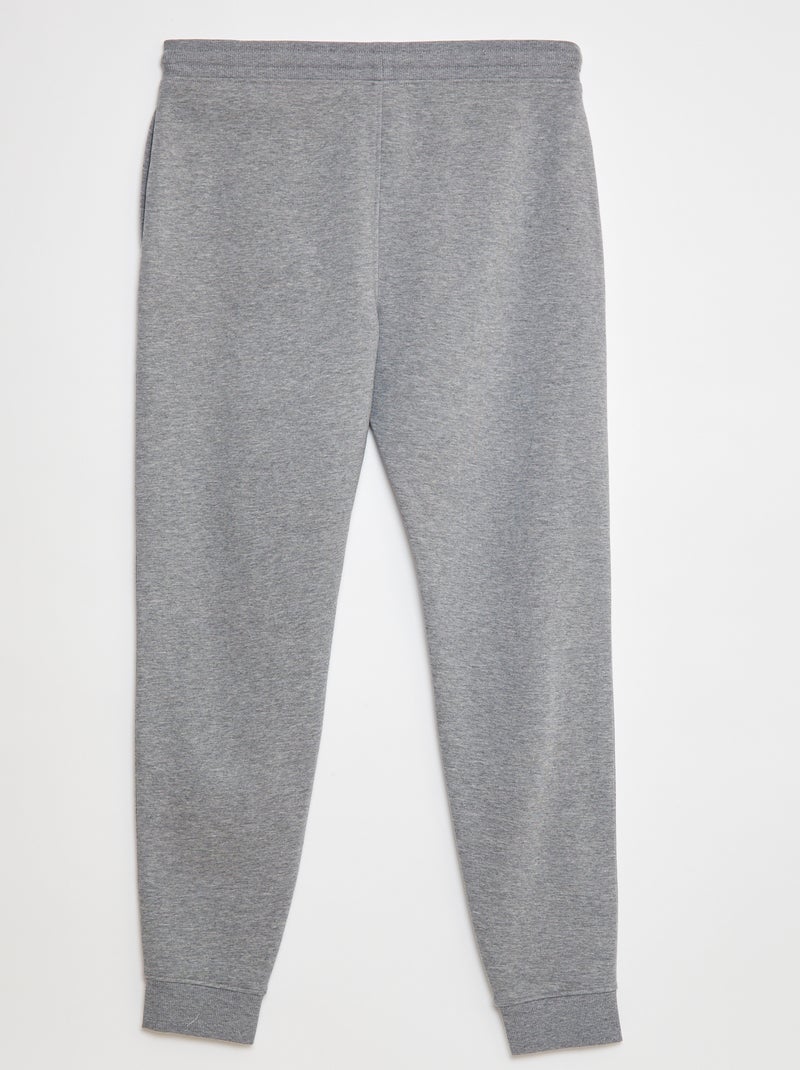 Basic joggingbroek met zachte, opgeruwde binnenzijde - L36 Grijs - Kiabi