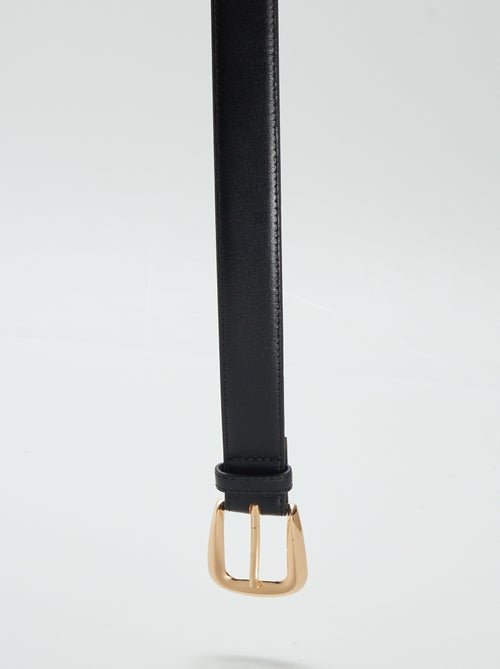 Basic leren riem - Kiabi